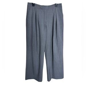 NWT Karen Millen Grey Marl Tailored Wide Leg Trousers size 12